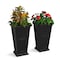 Mayne Fairfield 28in Tall Planter - Black 2-Pack 7847-B - alternate 1